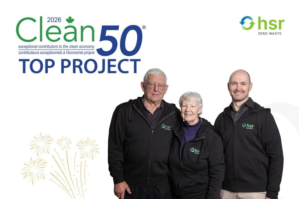 HSR Zero Waste Receives 2025 Clean50 Top Project Award for Convention Centre Transformation