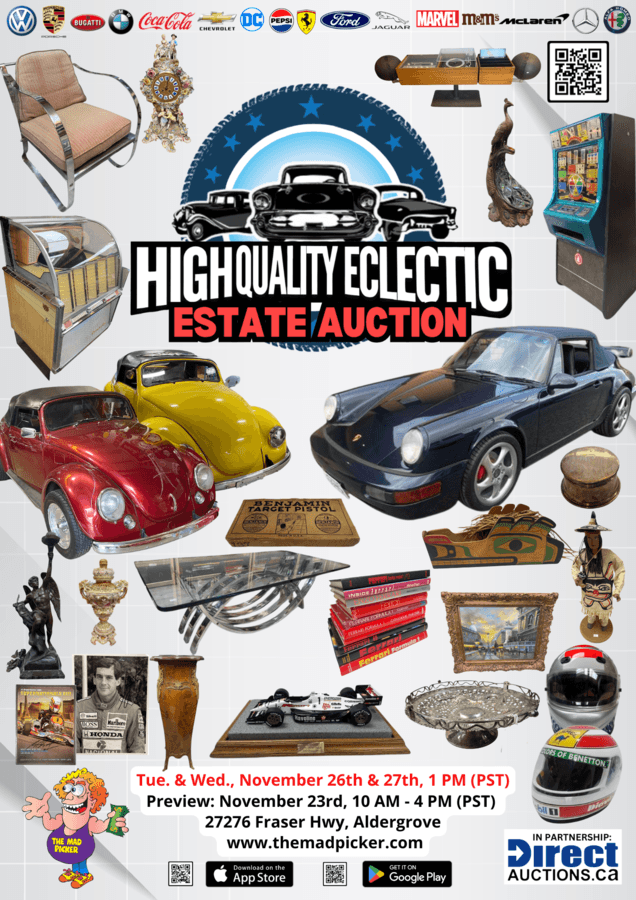 Global Online Estate Auction to Feature Rare Collectibles and Classic Cars